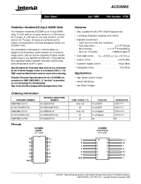 Datasheet ACS21K производства Intersil